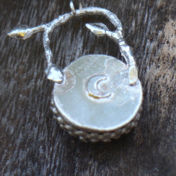 SOLD🌺Handmade Aquamarine Necklace Pendant - Picture 4 of 4